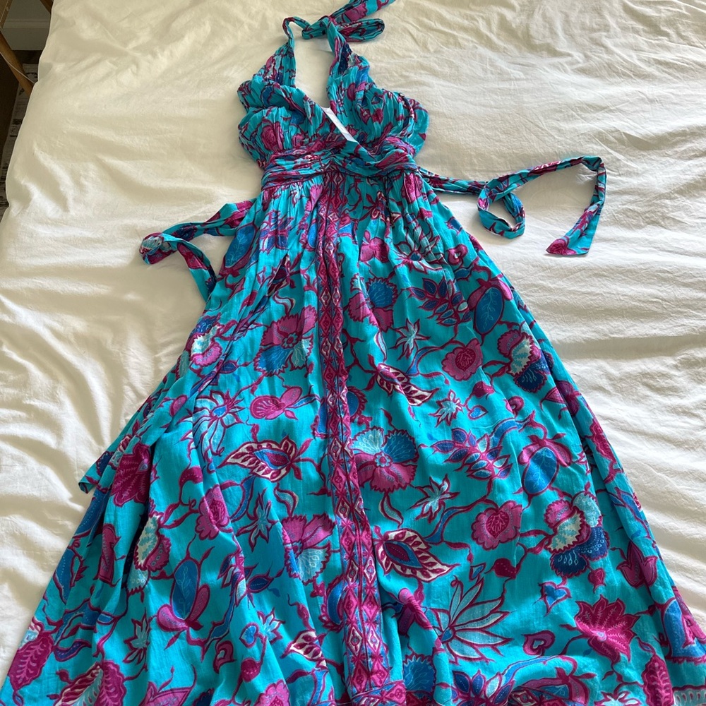 Caroline Constas  Halter Maxi Sundress NWT